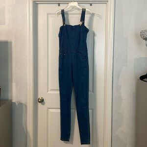 Fashion nova denim jumpsuit